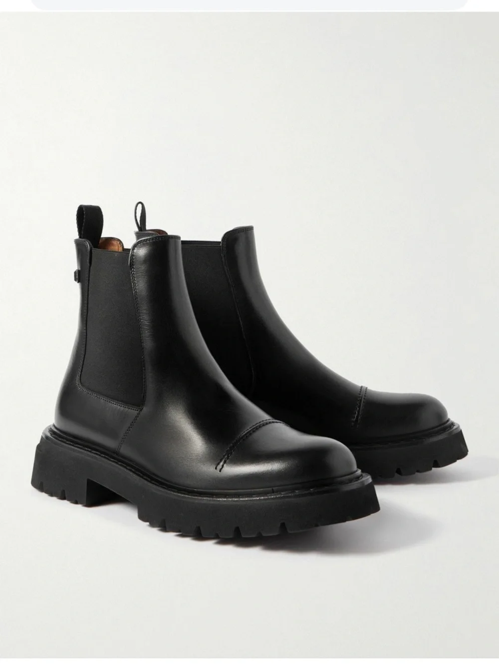 Salvatore Ferragamo - George 2 Embellished Leather Chelsea Boots - Black